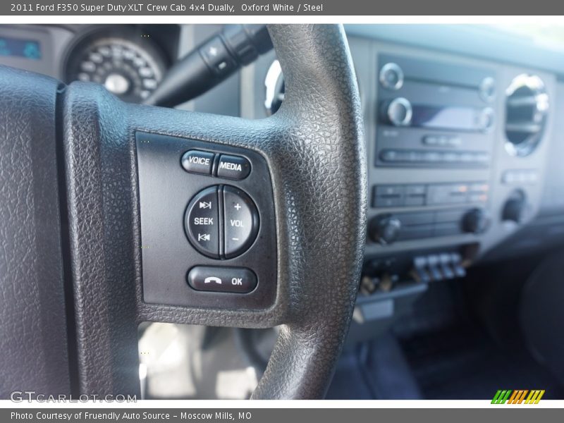 Oxford White / Steel 2011 Ford F350 Super Duty XLT Crew Cab 4x4 Dually