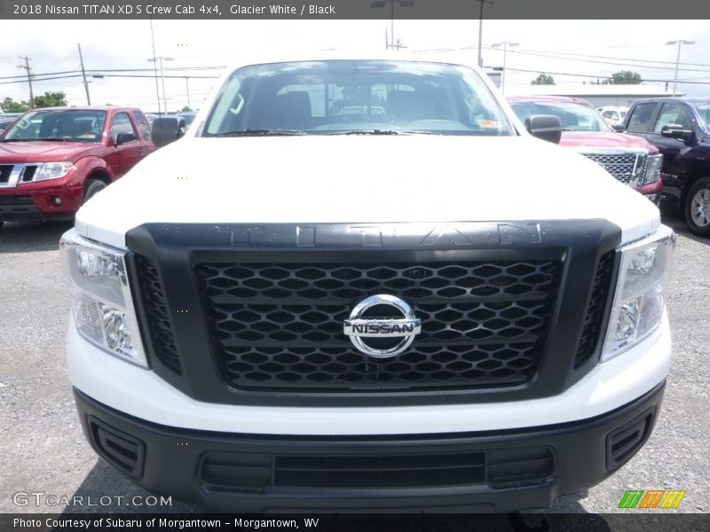 Glacier White / Black 2018 Nissan TITAN XD S Crew Cab 4x4