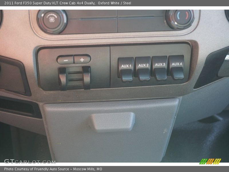 Oxford White / Steel 2011 Ford F350 Super Duty XLT Crew Cab 4x4 Dually