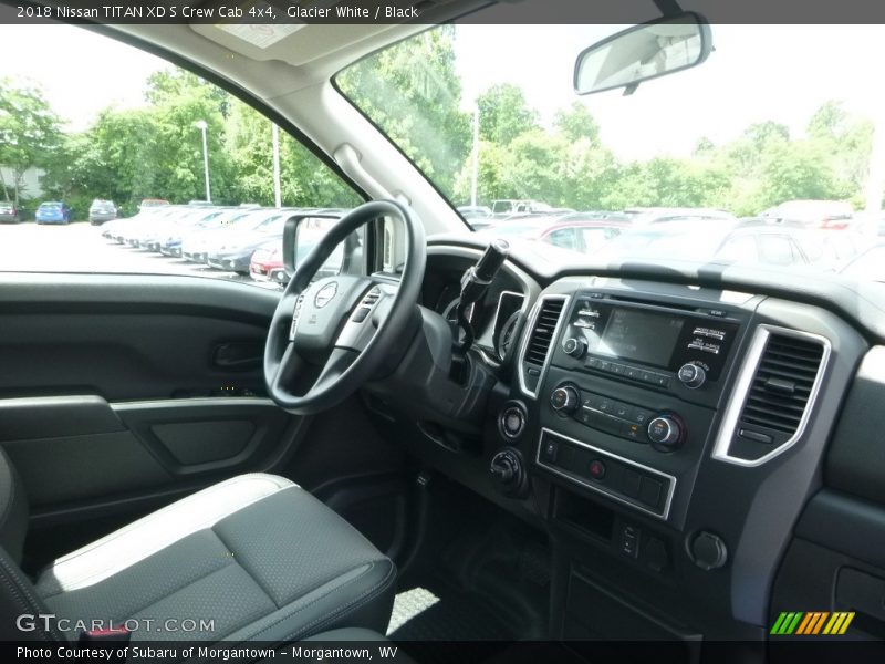 Glacier White / Black 2018 Nissan TITAN XD S Crew Cab 4x4