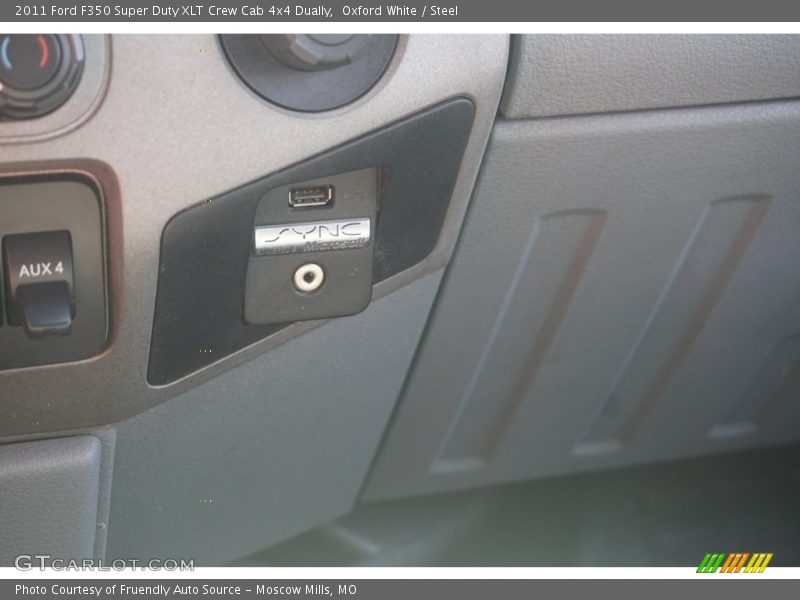 Oxford White / Steel 2011 Ford F350 Super Duty XLT Crew Cab 4x4 Dually