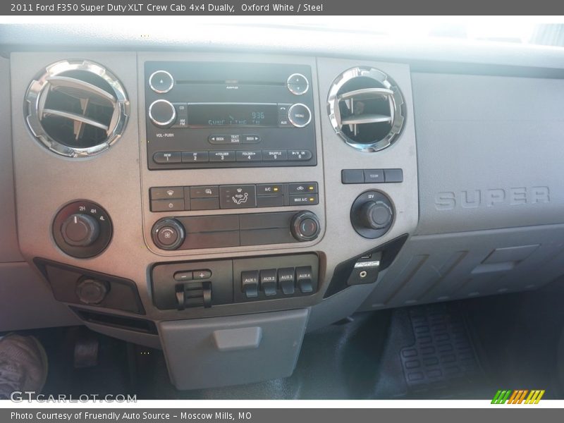 Oxford White / Steel 2011 Ford F350 Super Duty XLT Crew Cab 4x4 Dually