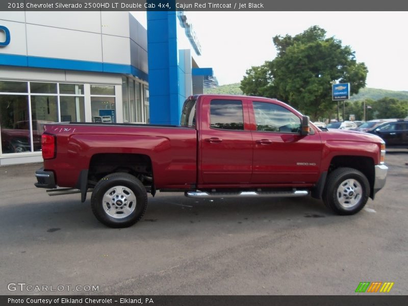 Cajun Red Tintcoat / Jet Black 2018 Chevrolet Silverado 2500HD LT Double Cab 4x4