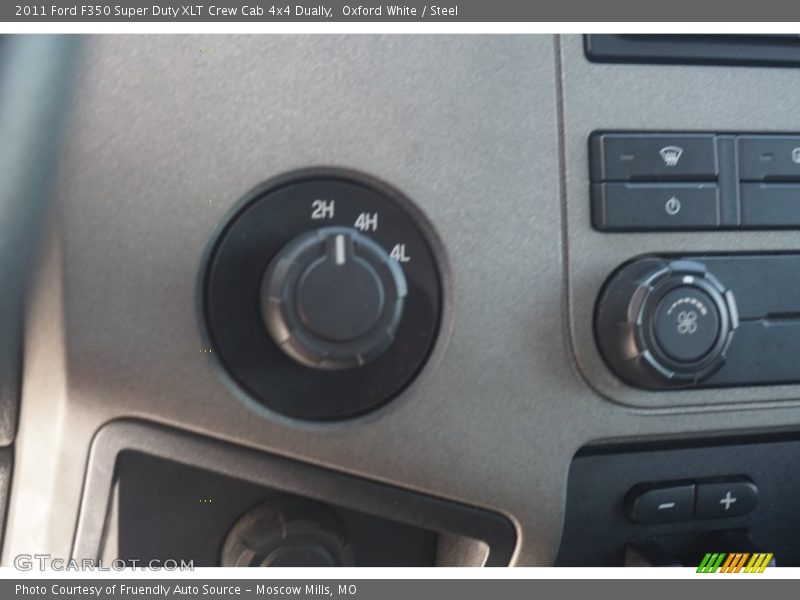 Oxford White / Steel 2011 Ford F350 Super Duty XLT Crew Cab 4x4 Dually