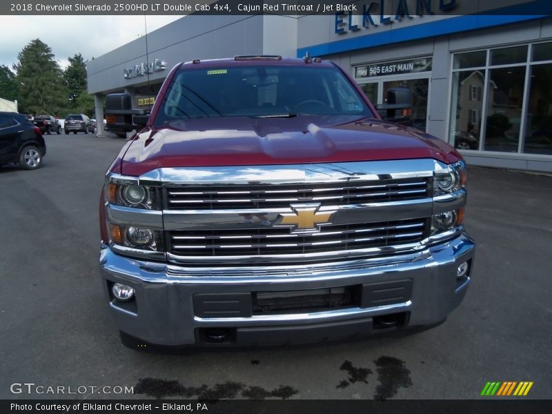 Cajun Red Tintcoat / Jet Black 2018 Chevrolet Silverado 2500HD LT Double Cab 4x4