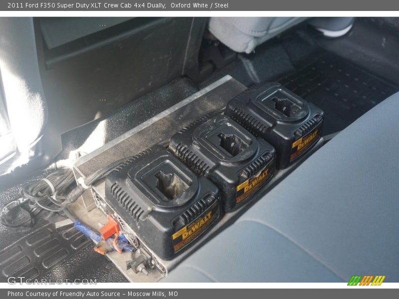 Oxford White / Steel 2011 Ford F350 Super Duty XLT Crew Cab 4x4 Dually