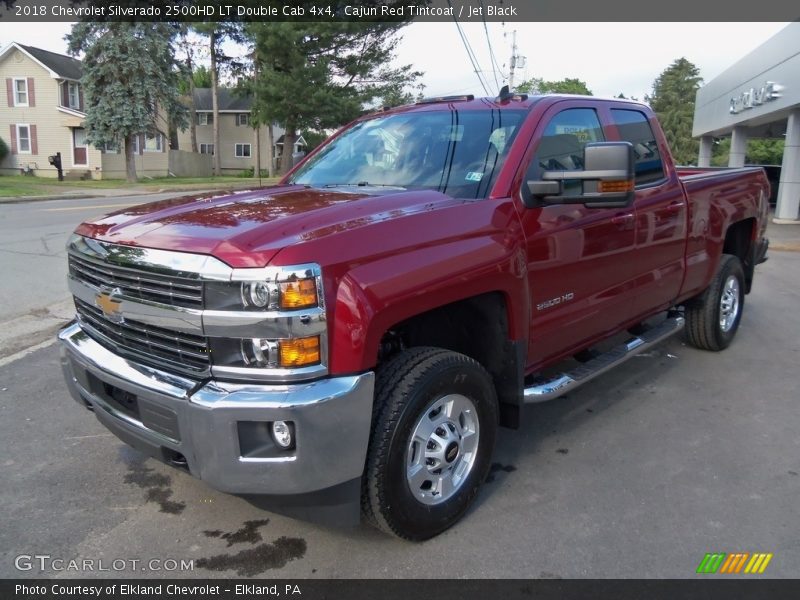 Cajun Red Tintcoat / Jet Black 2018 Chevrolet Silverado 2500HD LT Double Cab 4x4