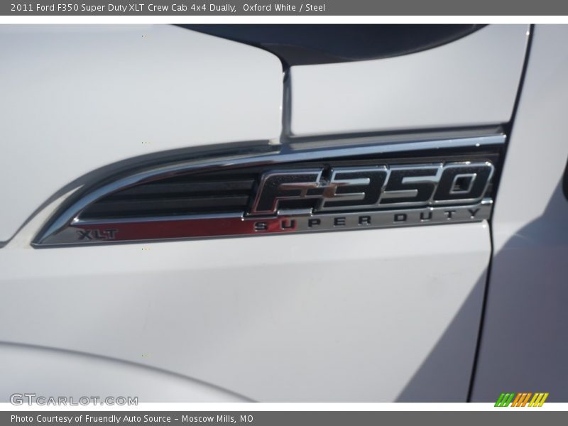 Oxford White / Steel 2011 Ford F350 Super Duty XLT Crew Cab 4x4 Dually