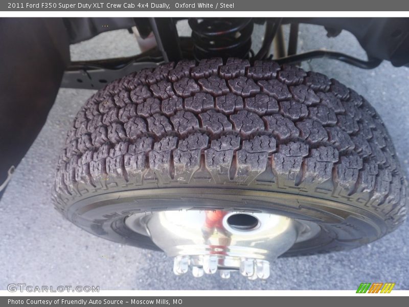 Oxford White / Steel 2011 Ford F350 Super Duty XLT Crew Cab 4x4 Dually