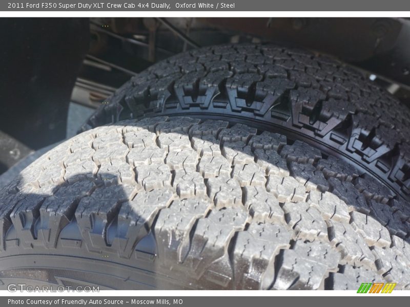 Oxford White / Steel 2011 Ford F350 Super Duty XLT Crew Cab 4x4 Dually