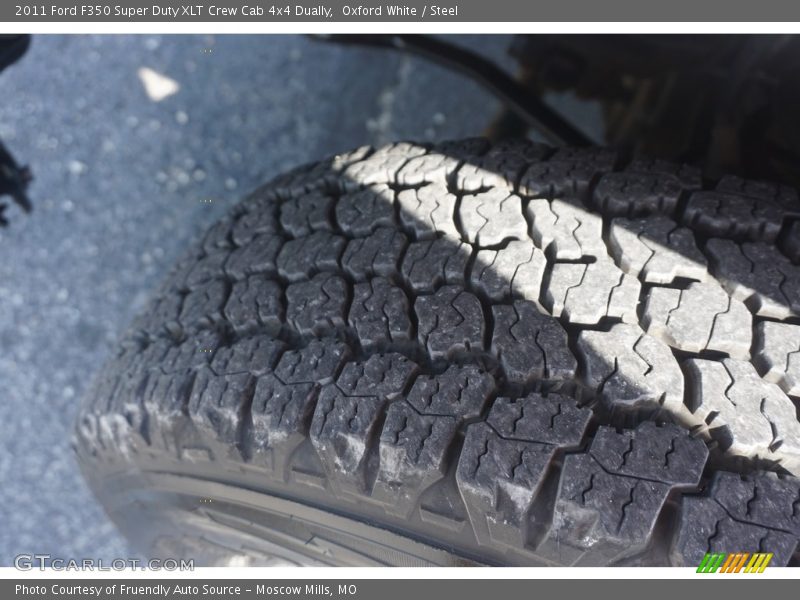 Oxford White / Steel 2011 Ford F350 Super Duty XLT Crew Cab 4x4 Dually