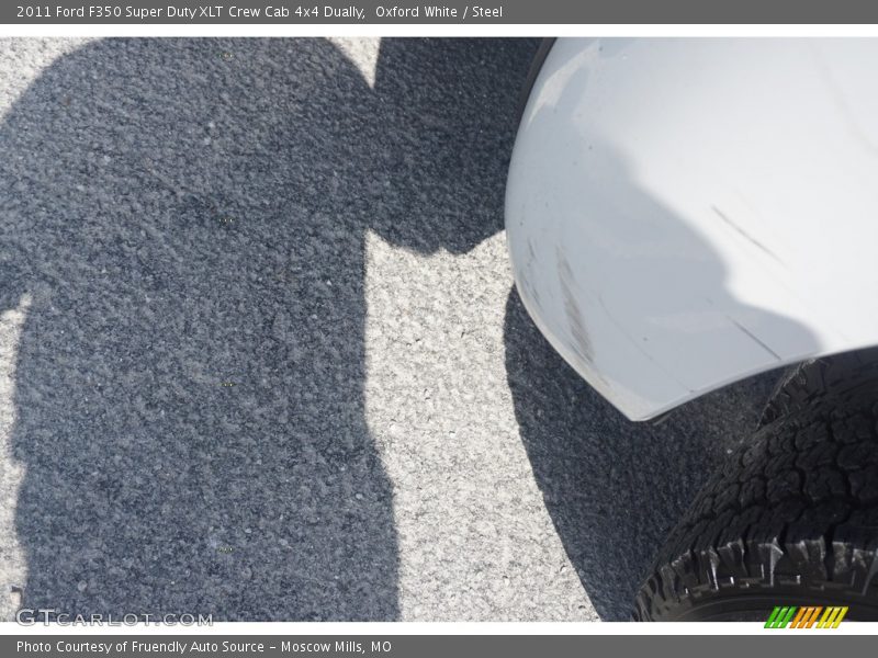 Oxford White / Steel 2011 Ford F350 Super Duty XLT Crew Cab 4x4 Dually