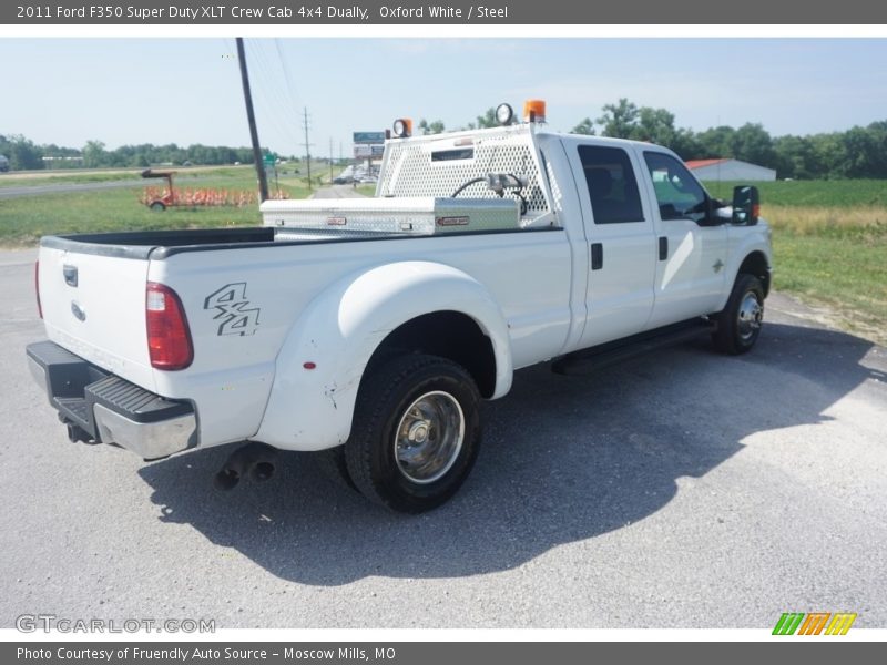 Oxford White / Steel 2011 Ford F350 Super Duty XLT Crew Cab 4x4 Dually