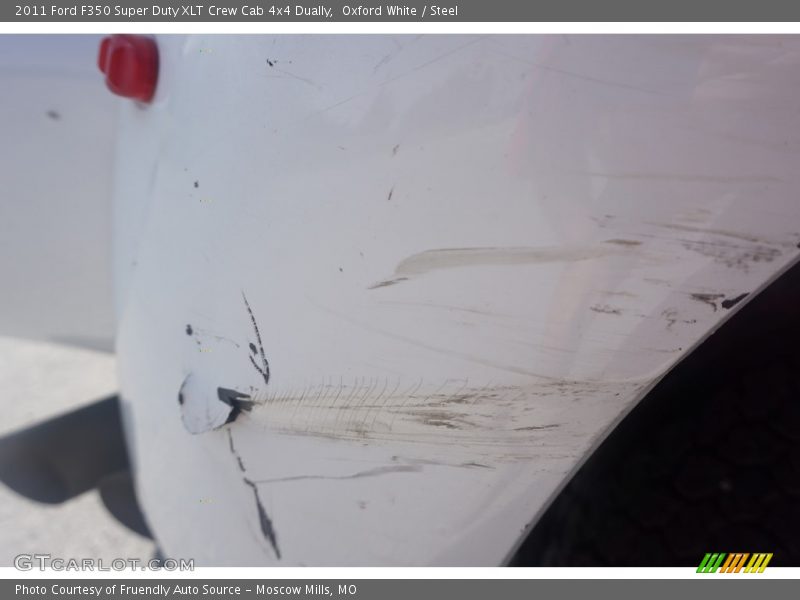 Oxford White / Steel 2011 Ford F350 Super Duty XLT Crew Cab 4x4 Dually