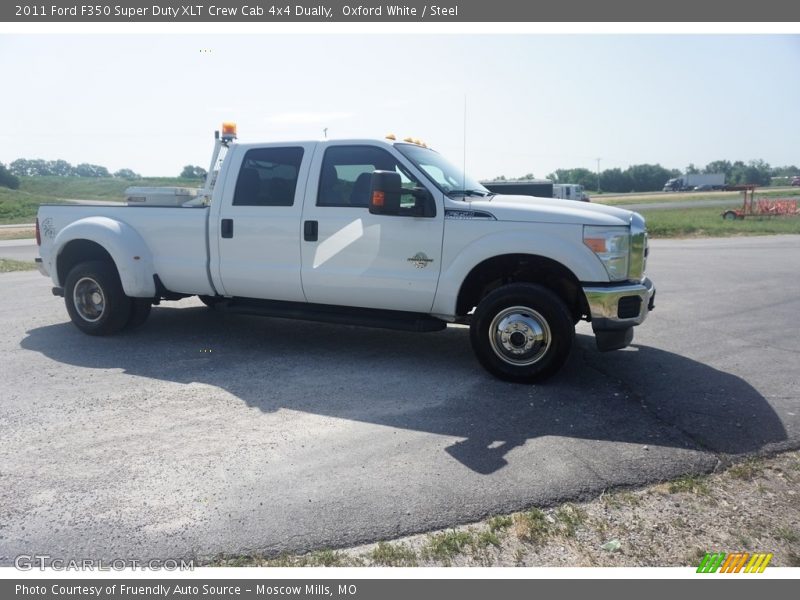 Oxford White / Steel 2011 Ford F350 Super Duty XLT Crew Cab 4x4 Dually