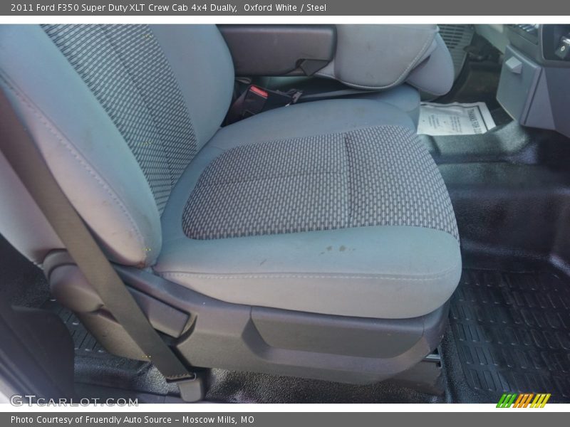Oxford White / Steel 2011 Ford F350 Super Duty XLT Crew Cab 4x4 Dually