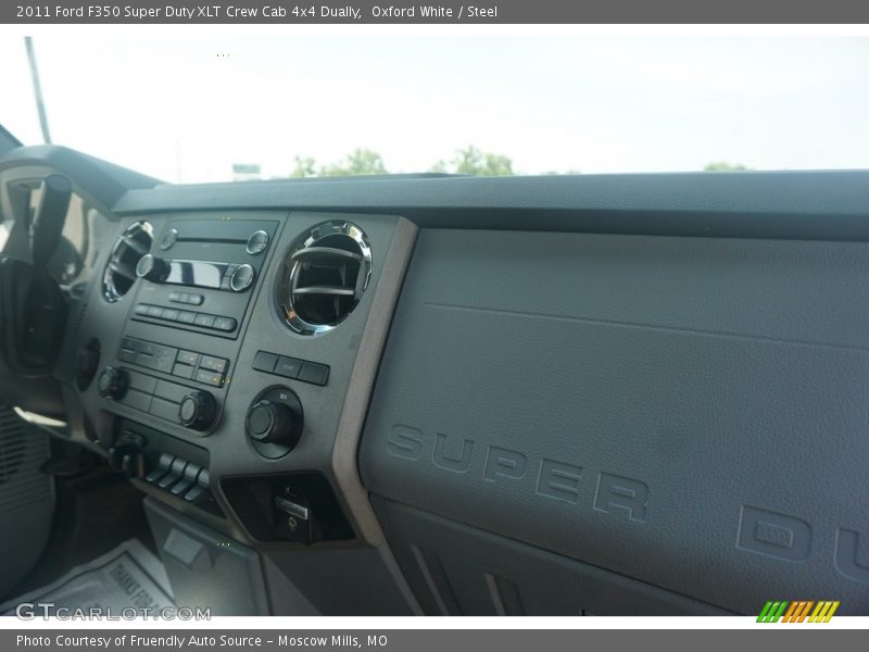 Oxford White / Steel 2011 Ford F350 Super Duty XLT Crew Cab 4x4 Dually