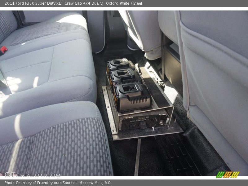 Oxford White / Steel 2011 Ford F350 Super Duty XLT Crew Cab 4x4 Dually