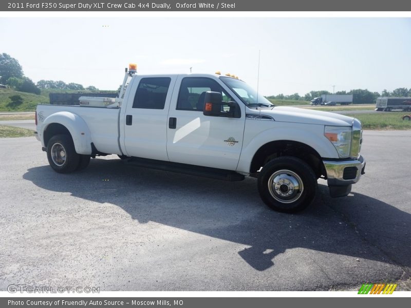 Oxford White / Steel 2011 Ford F350 Super Duty XLT Crew Cab 4x4 Dually