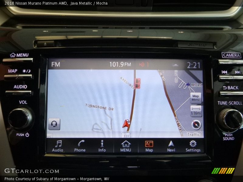 Java Metallic / Mocha 2018 Nissan Murano Platinum AWD