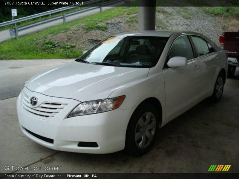 Super White / Bisque 2007 Toyota Camry LE