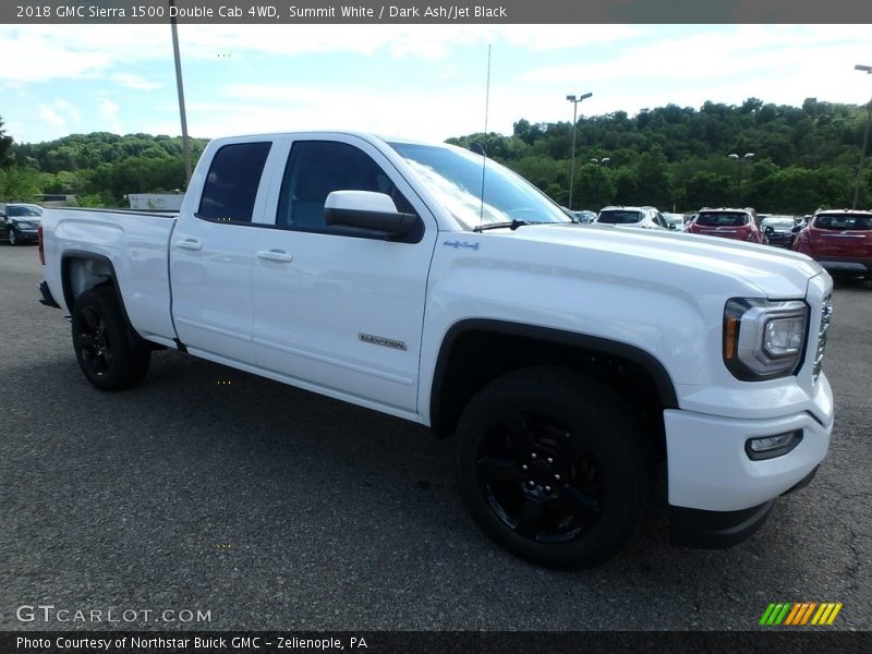 Summit White / Dark Ash/Jet Black 2018 GMC Sierra 1500 Double Cab 4WD