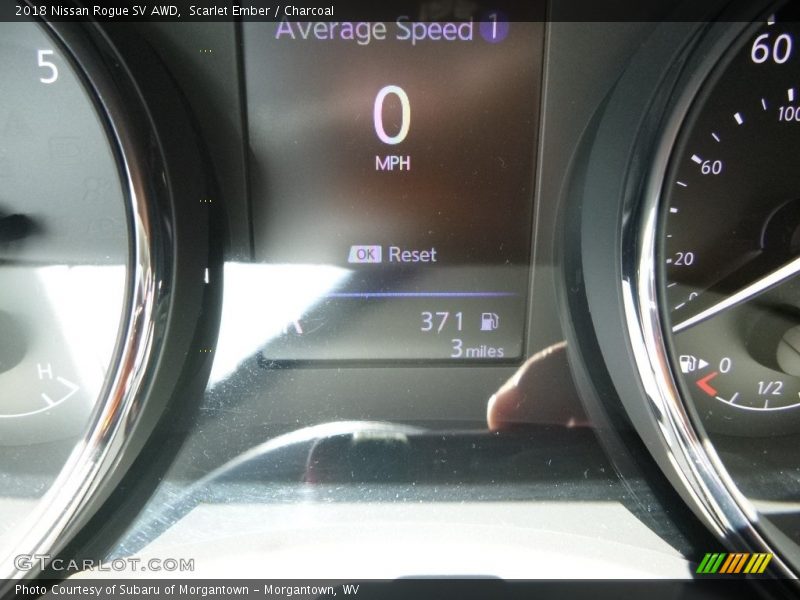 Scarlet Ember / Charcoal 2018 Nissan Rogue SV AWD