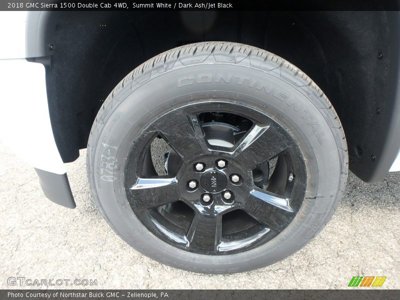 Summit White / Dark Ash/Jet Black 2018 GMC Sierra 1500 Double Cab 4WD