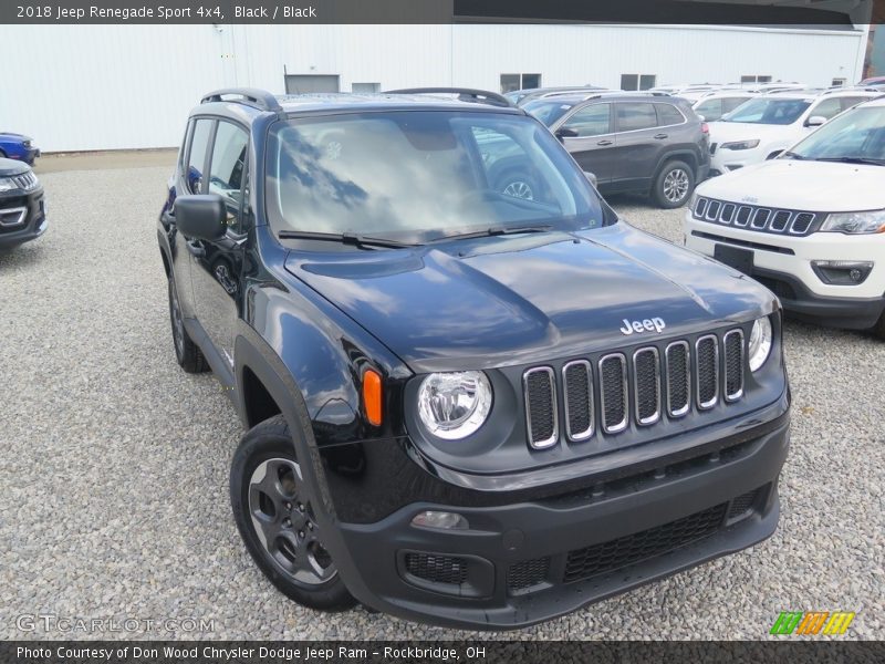 Black / Black 2018 Jeep Renegade Sport 4x4