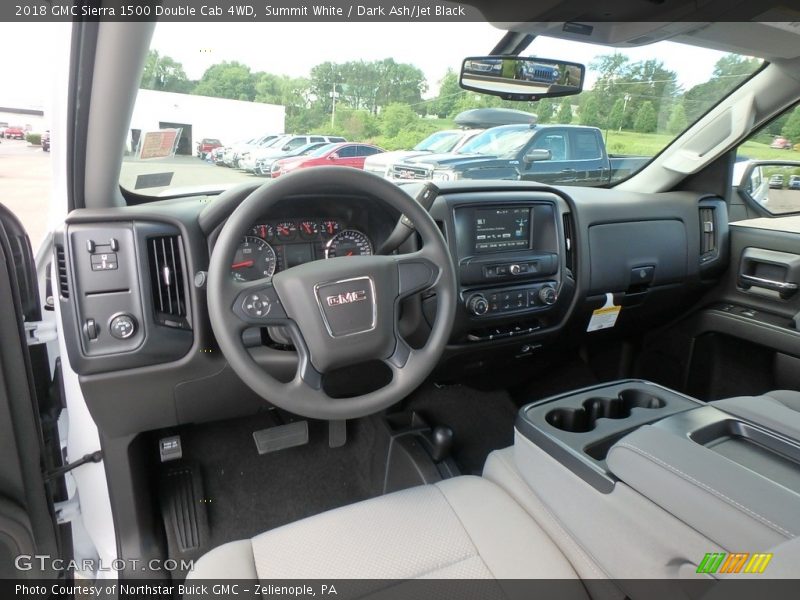 Summit White / Dark Ash/Jet Black 2018 GMC Sierra 1500 Double Cab 4WD
