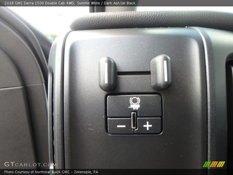 Summit White / Dark Ash/Jet Black 2018 GMC Sierra 1500 Double Cab 4WD