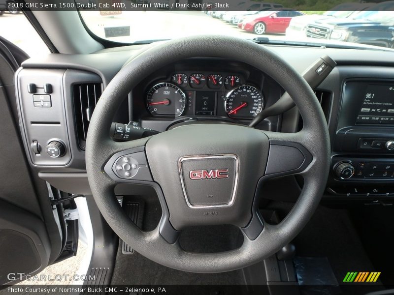Summit White / Dark Ash/Jet Black 2018 GMC Sierra 1500 Double Cab 4WD