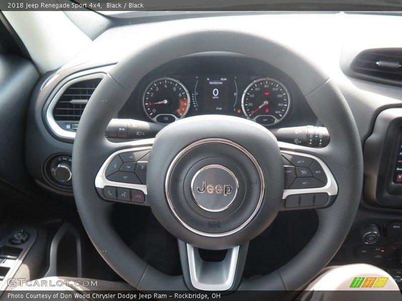 Black / Black 2018 Jeep Renegade Sport 4x4