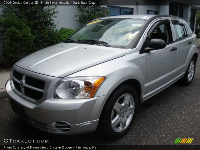 Bright Silver Metallic / Dark Slate Gray 2008 Dodge Caliber SE