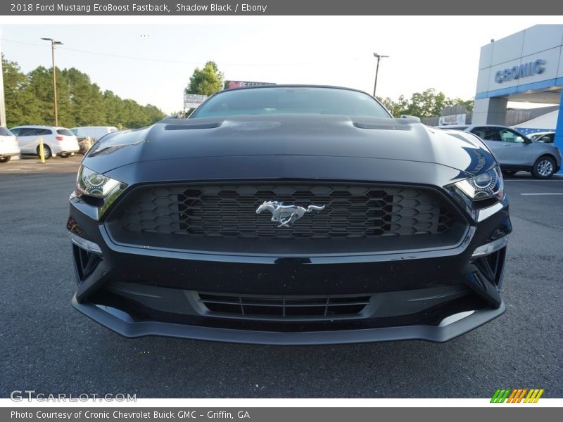 Shadow Black / Ebony 2018 Ford Mustang EcoBoost Fastback