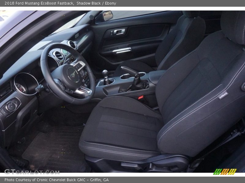 Shadow Black / Ebony 2018 Ford Mustang EcoBoost Fastback