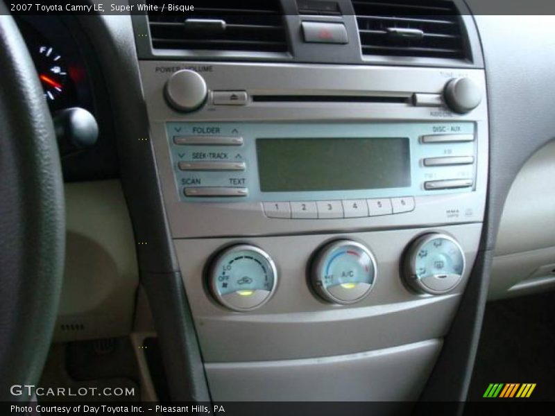 Super White / Bisque 2007 Toyota Camry LE