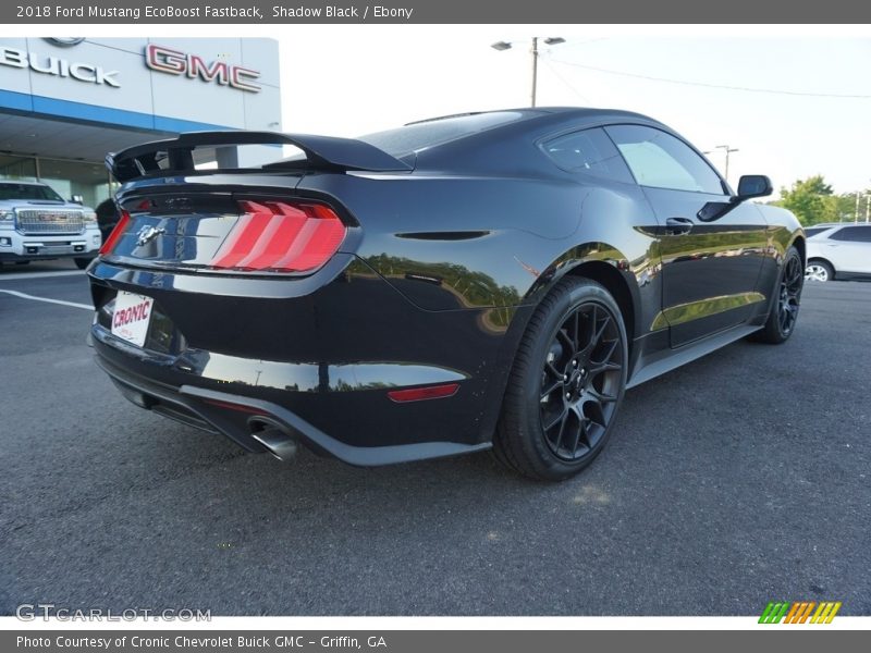 Shadow Black / Ebony 2018 Ford Mustang EcoBoost Fastback