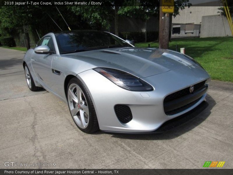 Indus Silver Metallic / Ebony 2018 Jaguar F-Type Coupe