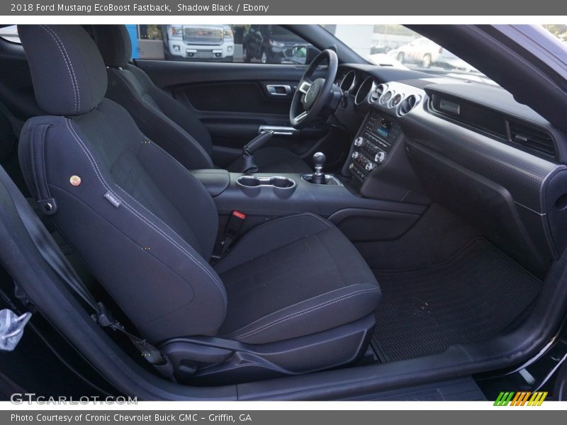 Shadow Black / Ebony 2018 Ford Mustang EcoBoost Fastback