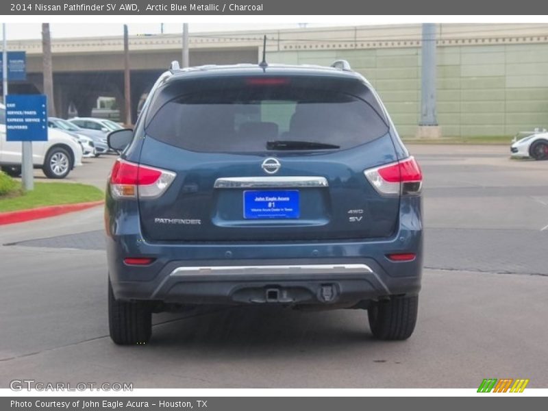 Arctic Blue Metallic / Charcoal 2014 Nissan Pathfinder SV AWD
