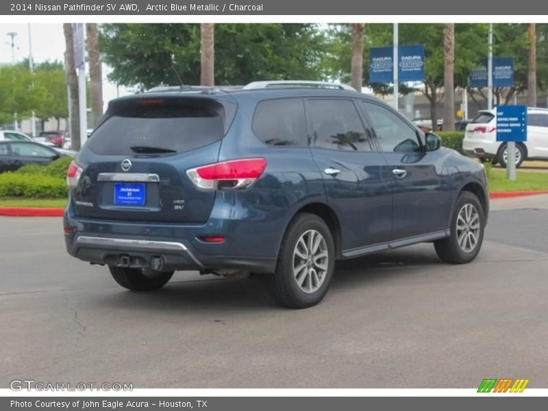 Arctic Blue Metallic / Charcoal 2014 Nissan Pathfinder SV AWD