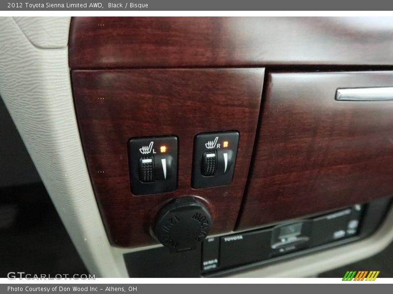 Black / Bisque 2012 Toyota Sienna Limited AWD