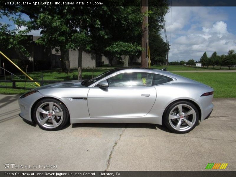 Indus Silver Metallic / Ebony 2018 Jaguar F-Type Coupe