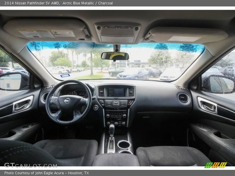 Arctic Blue Metallic / Charcoal 2014 Nissan Pathfinder SV AWD