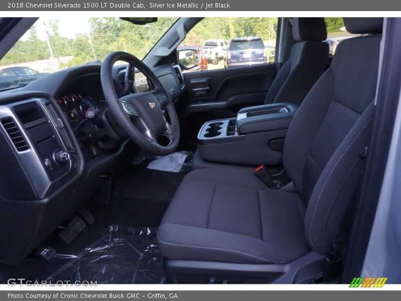 Silver Ice Metallic / Jet Black 2018 Chevrolet Silverado 1500 LT Double Cab
