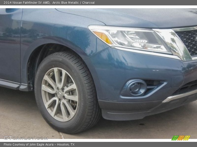 Arctic Blue Metallic / Charcoal 2014 Nissan Pathfinder SV AWD