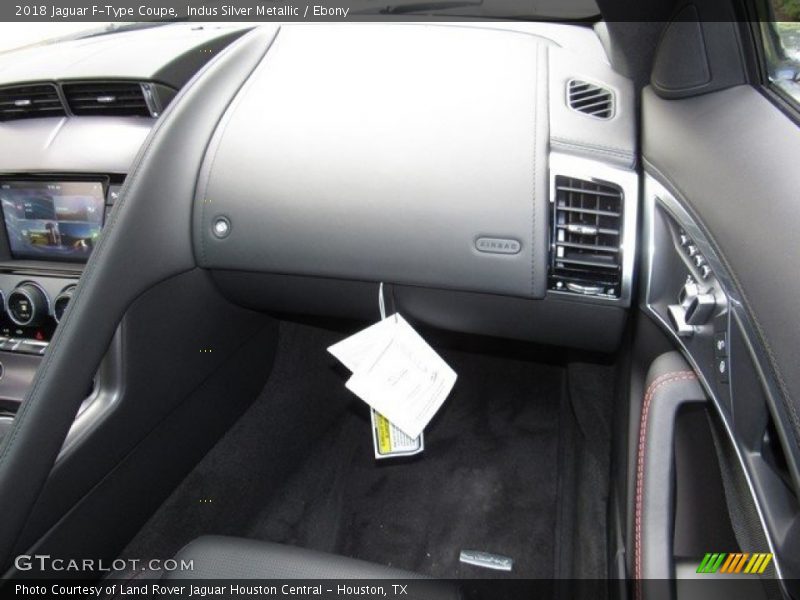 Indus Silver Metallic / Ebony 2018 Jaguar F-Type Coupe