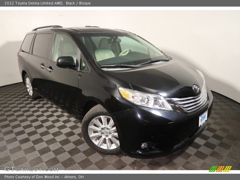 Black / Bisque 2012 Toyota Sienna Limited AWD