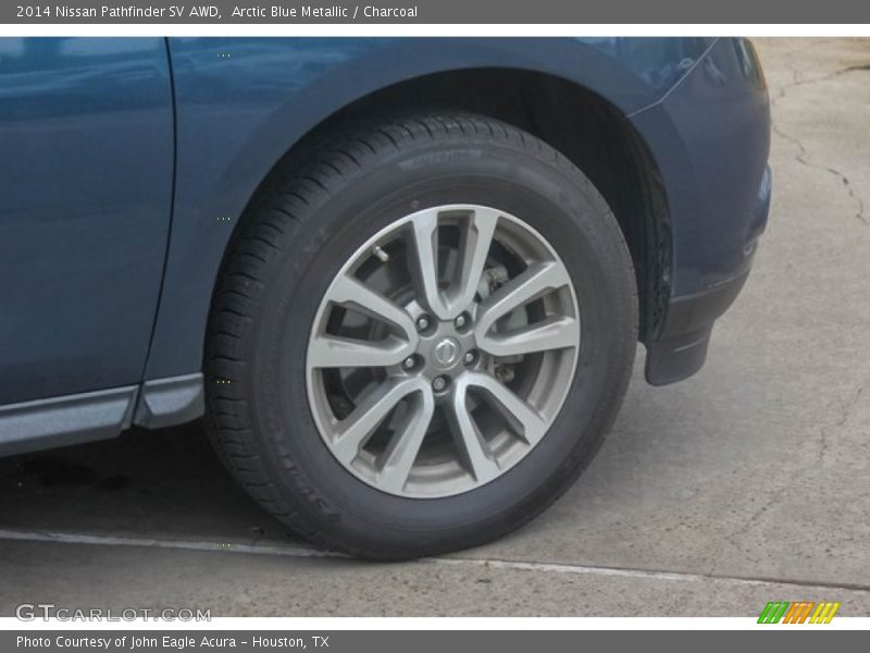 Arctic Blue Metallic / Charcoal 2014 Nissan Pathfinder SV AWD